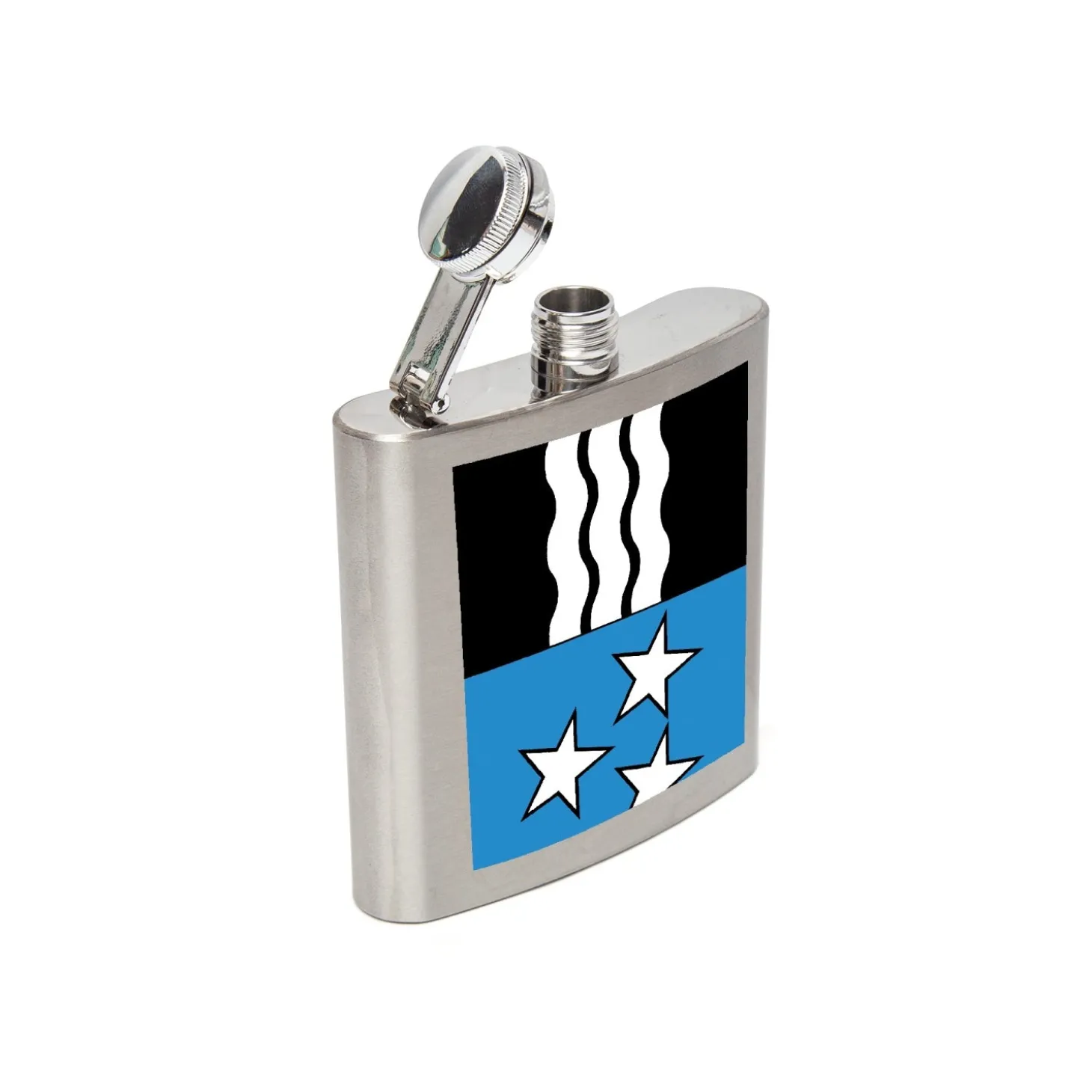 Aargau Taschenflasche aus Edelstahl
