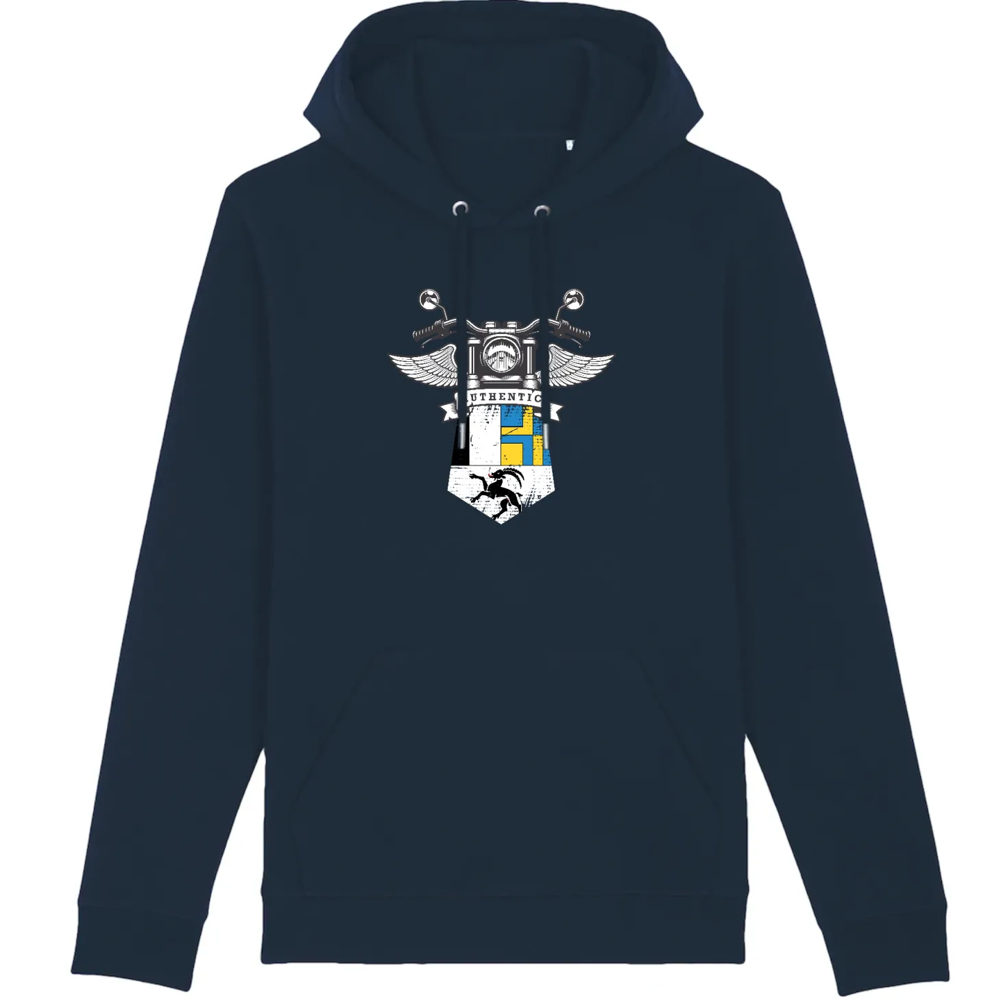BIO Premium Hoodie | Vintage Graubünden Motorrad