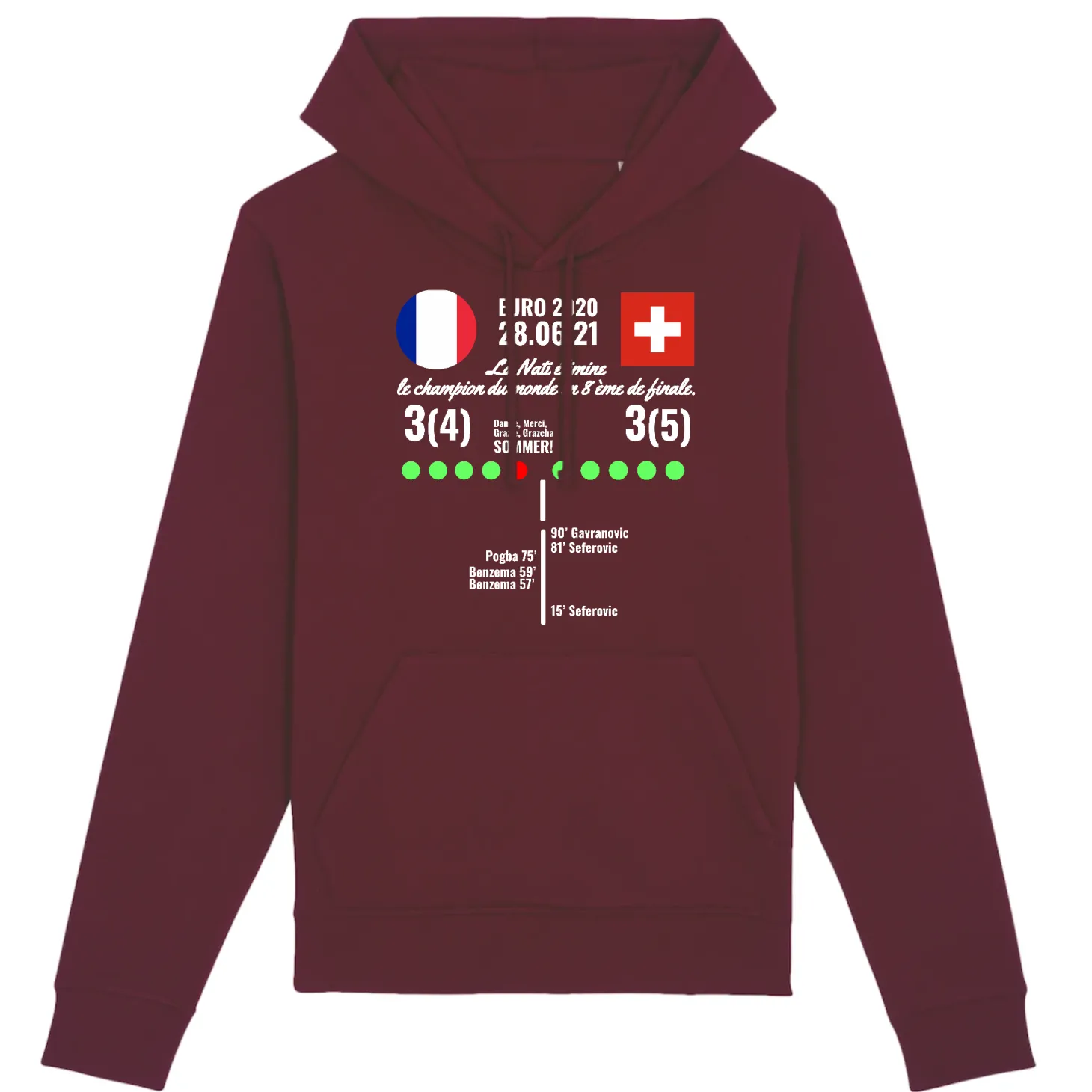 biohoodie__spiel_frankrei_3.webp Bio-Hoodie | Spiel Frankreich - Schweiz - Euro 2020