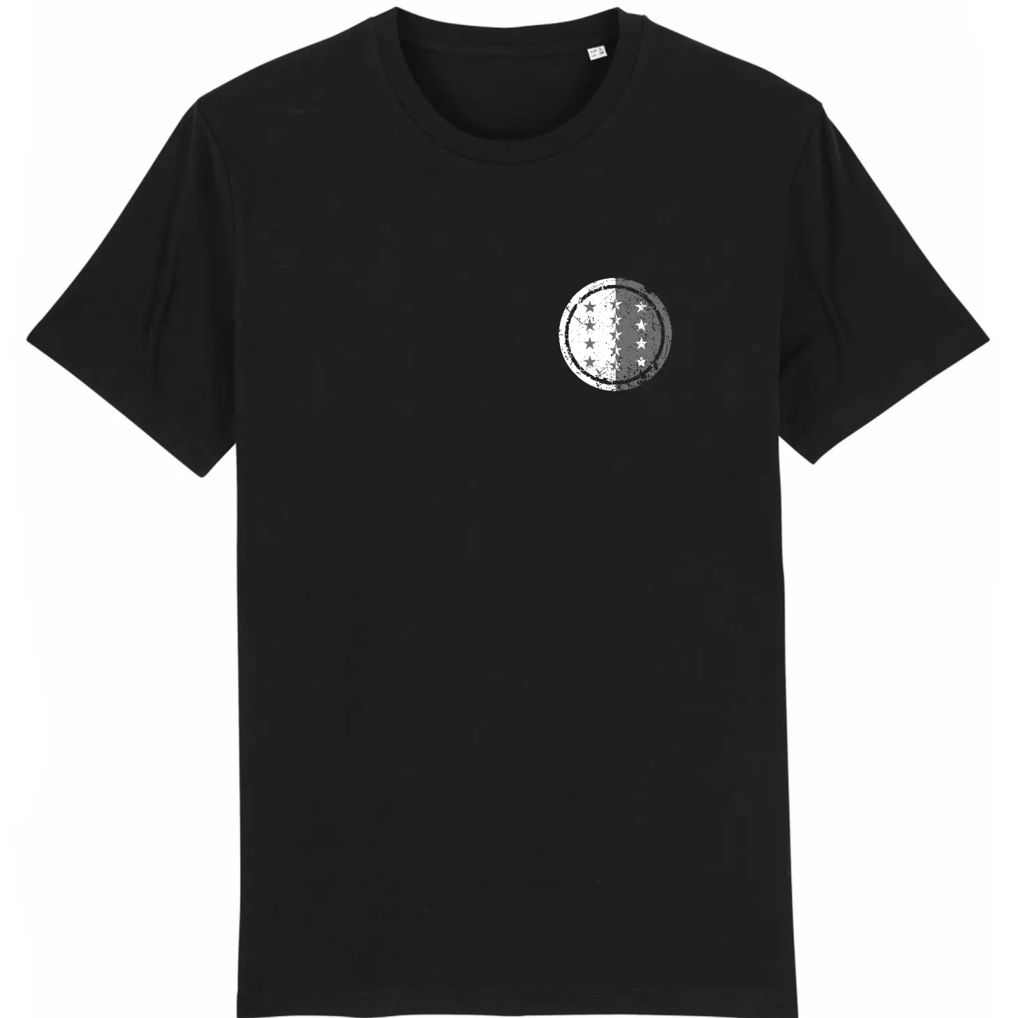 BIO-T-Shirt | Wallis schwarz weiß