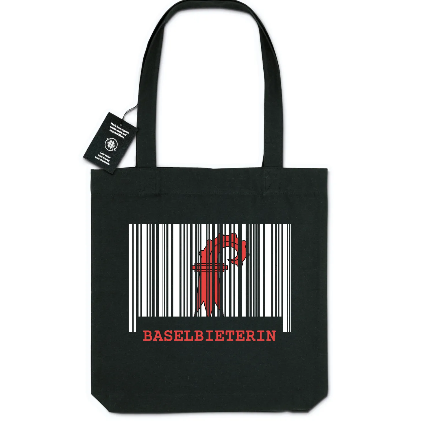 Bio-T-Shirt Frau | Baselbieterin-Barcode