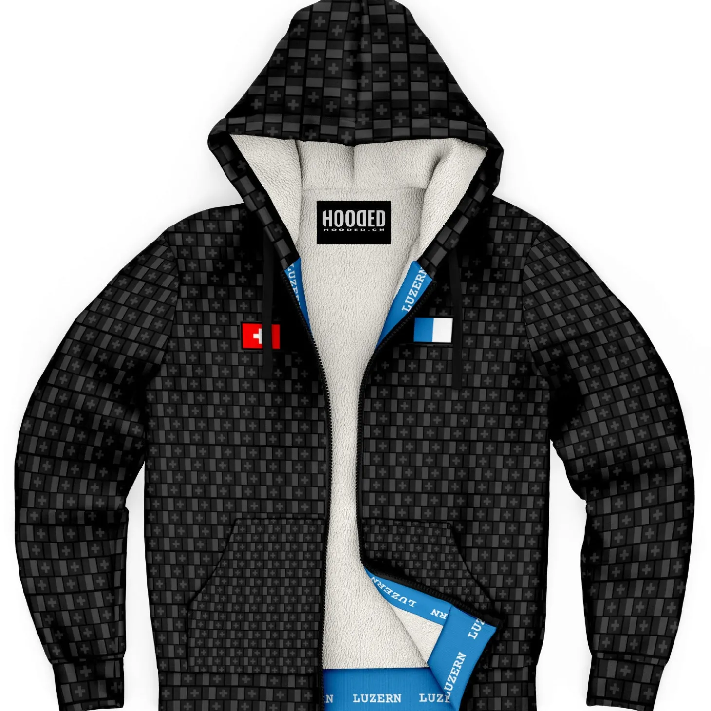 Deluxe Hoodie - Luzern Muster