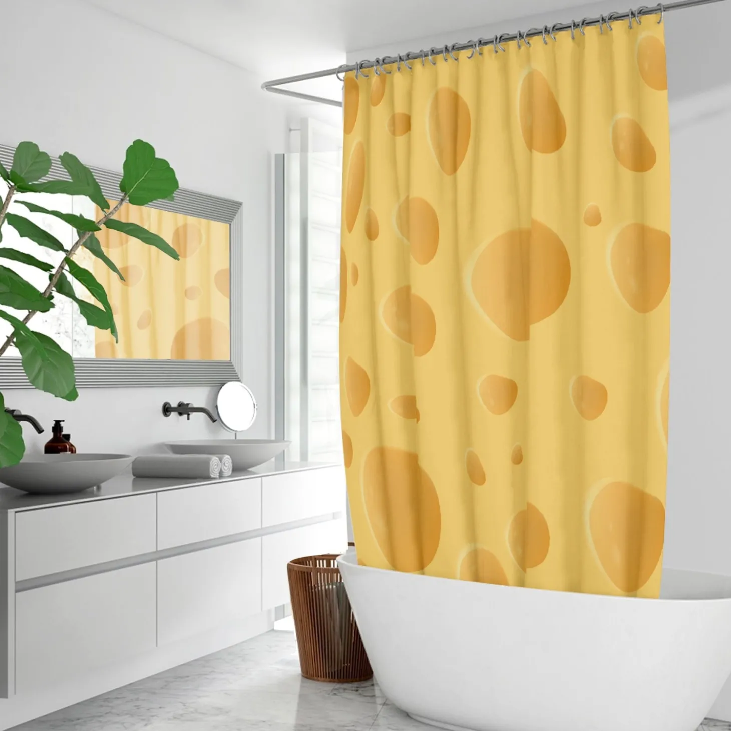 Emmentaler Duschvorhang