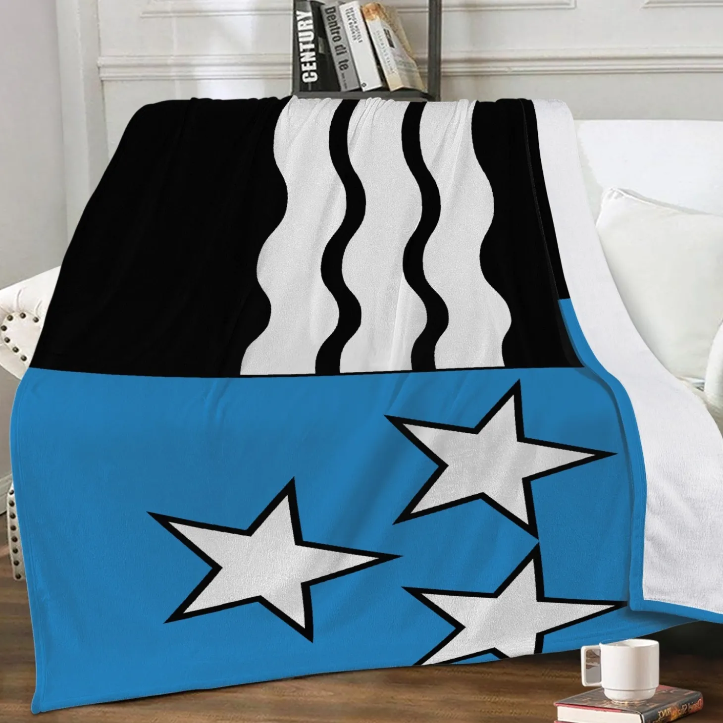Fleecedecke Aargau Flagge