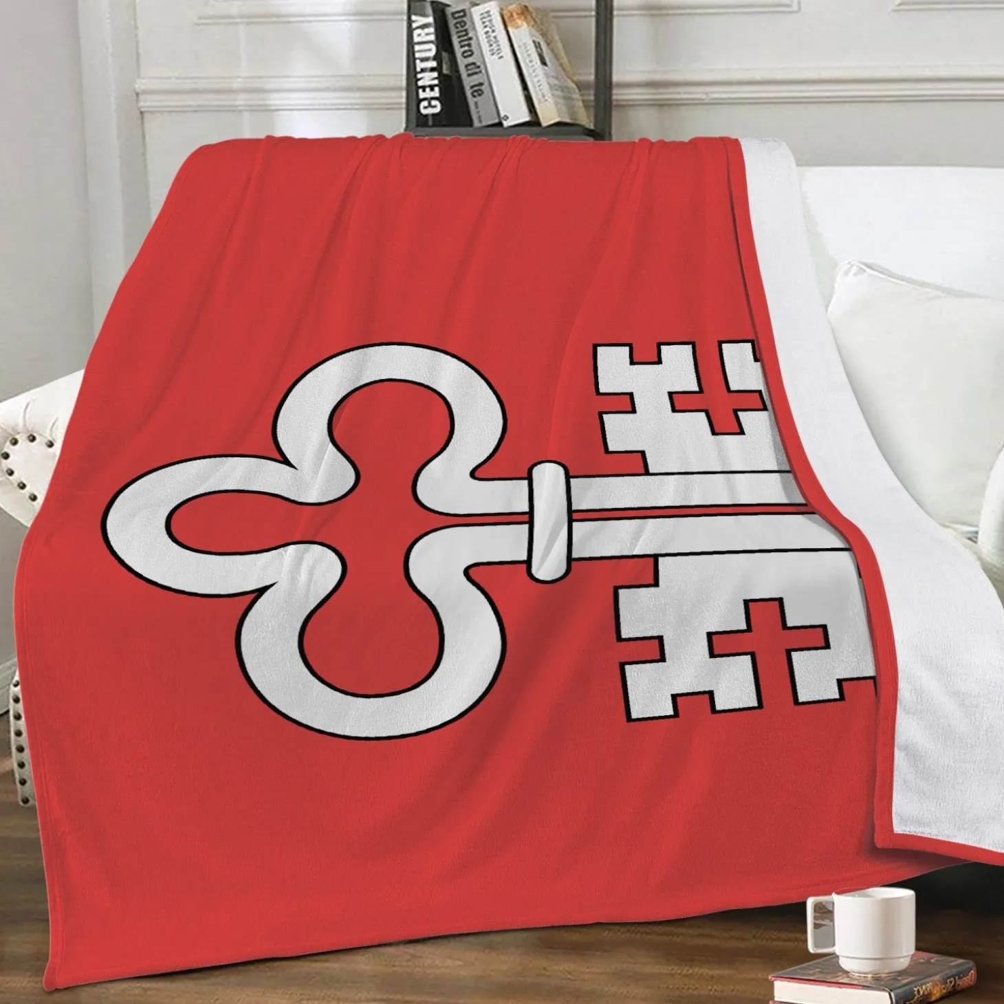 Fleecedecke Nidwalden Flagge