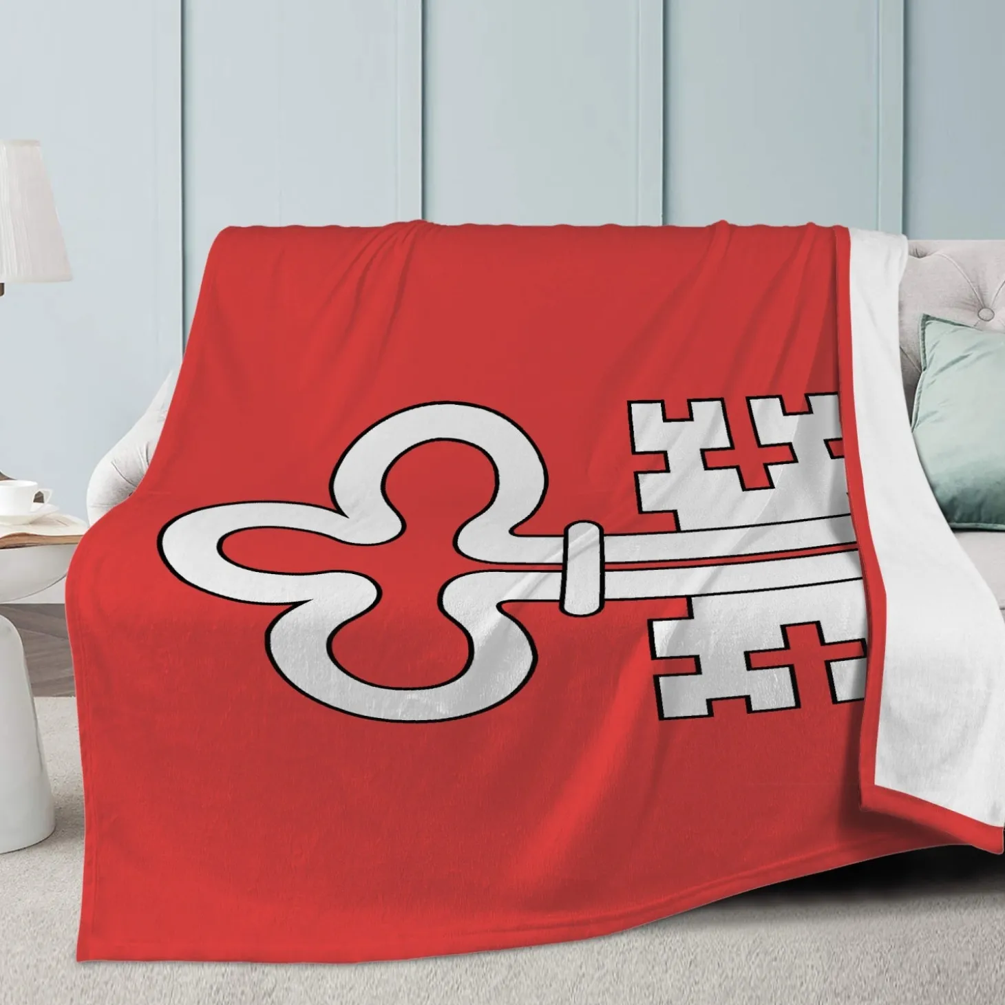 Fleecedecke Nidwalden Flagge