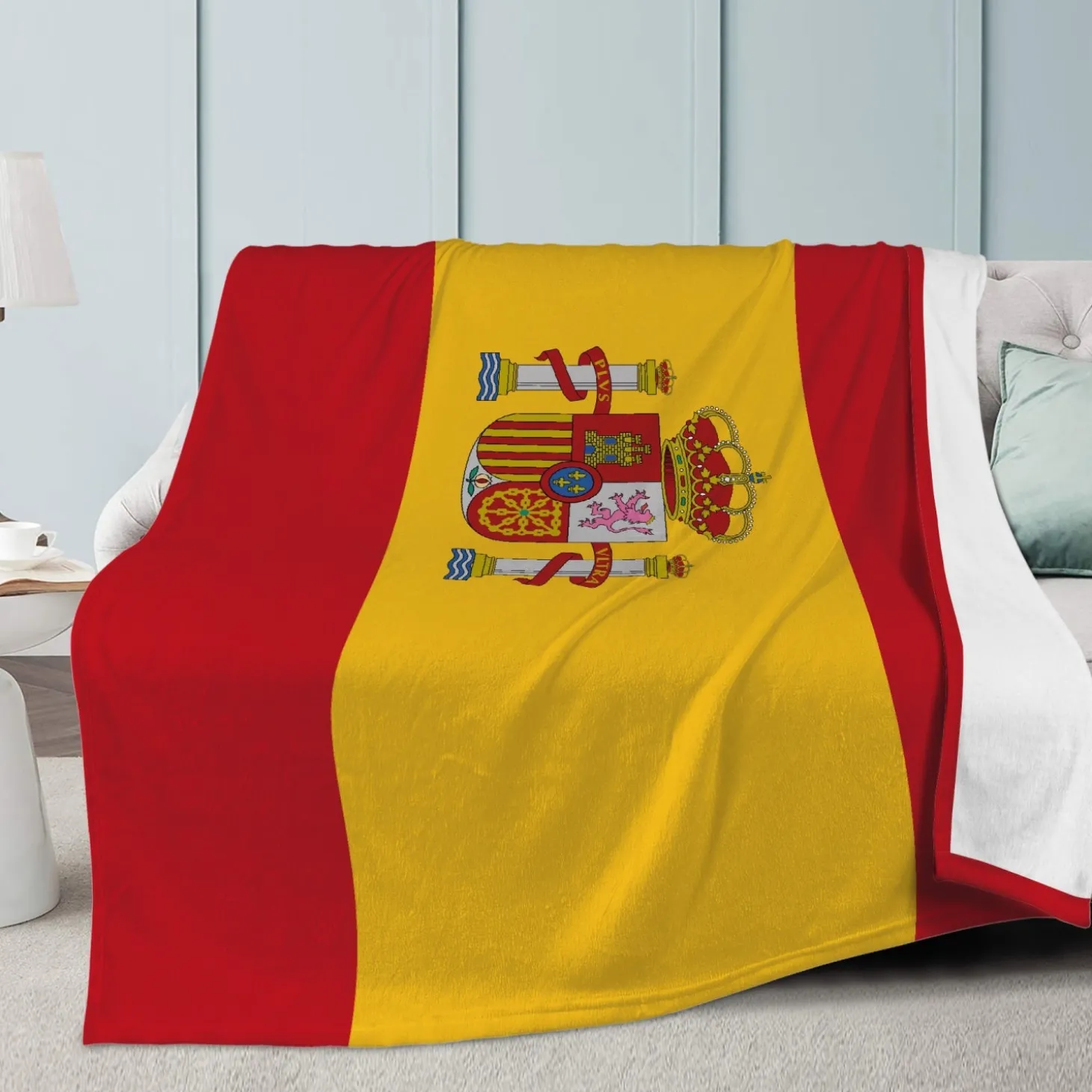 Fleecedecke Spanien Flagge