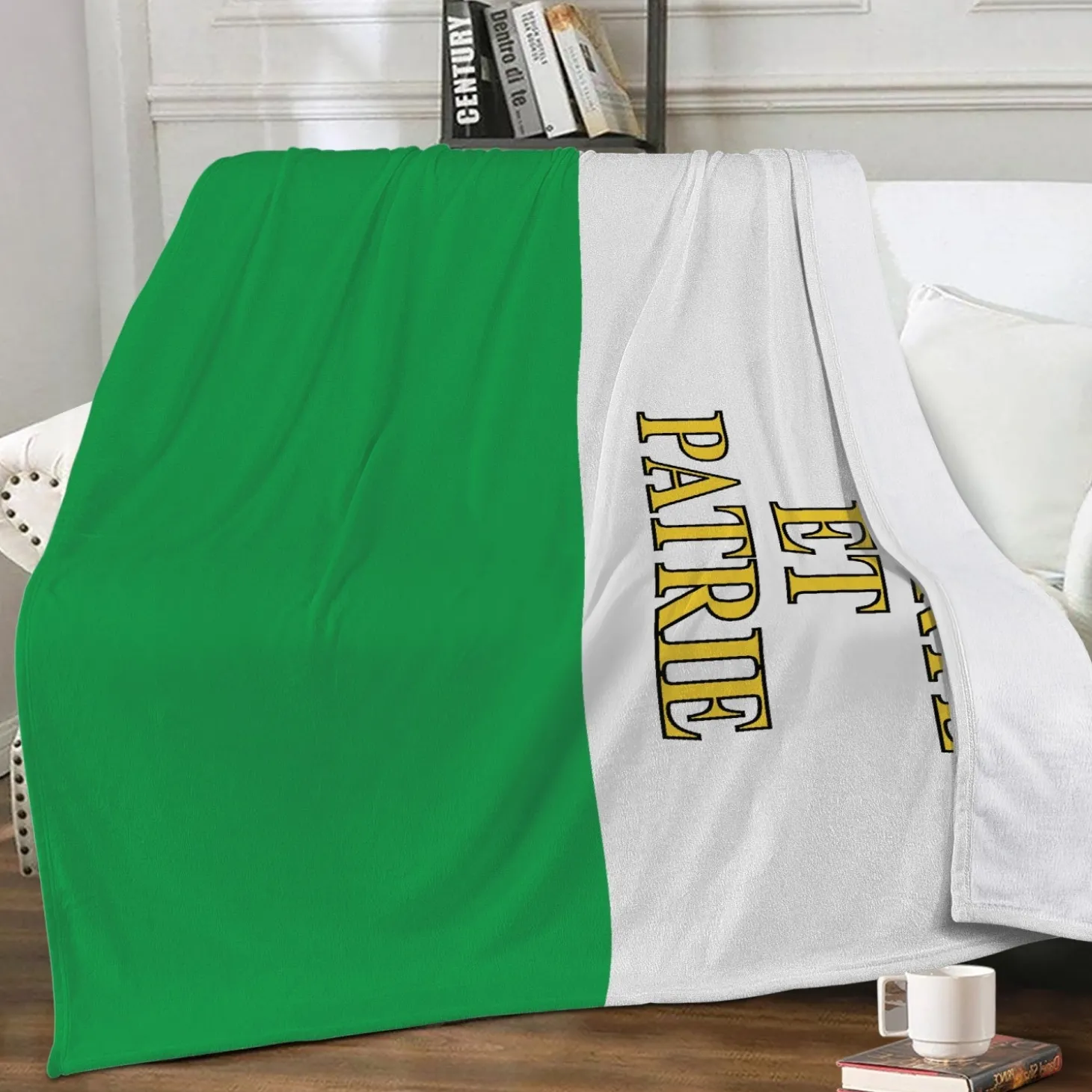 Fleecedecke Waadt Flagge