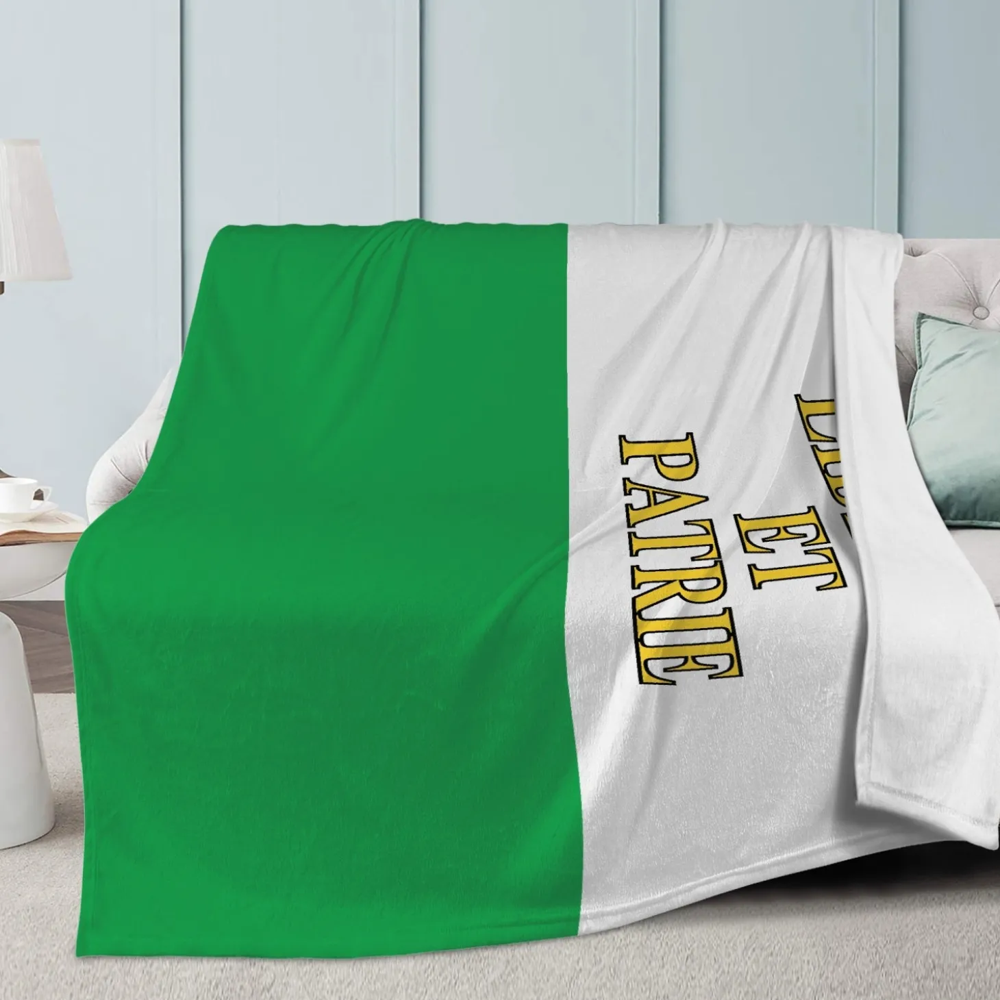 Fleecedecke Waadt Flagge