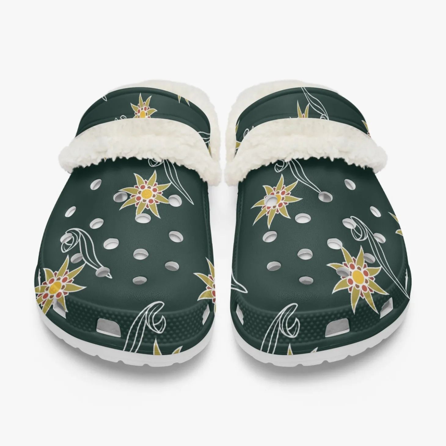 Gefütterte Sandalen/Schlappen Edelweiss