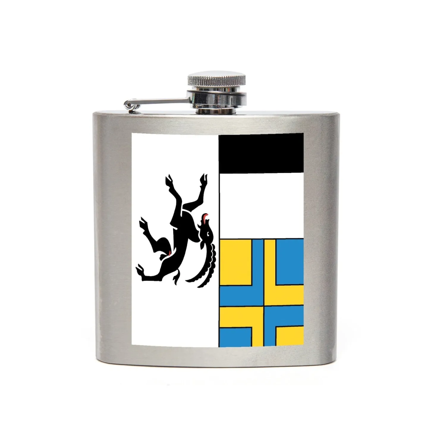 Graubünden Taschenflasche aus Edelstahl
