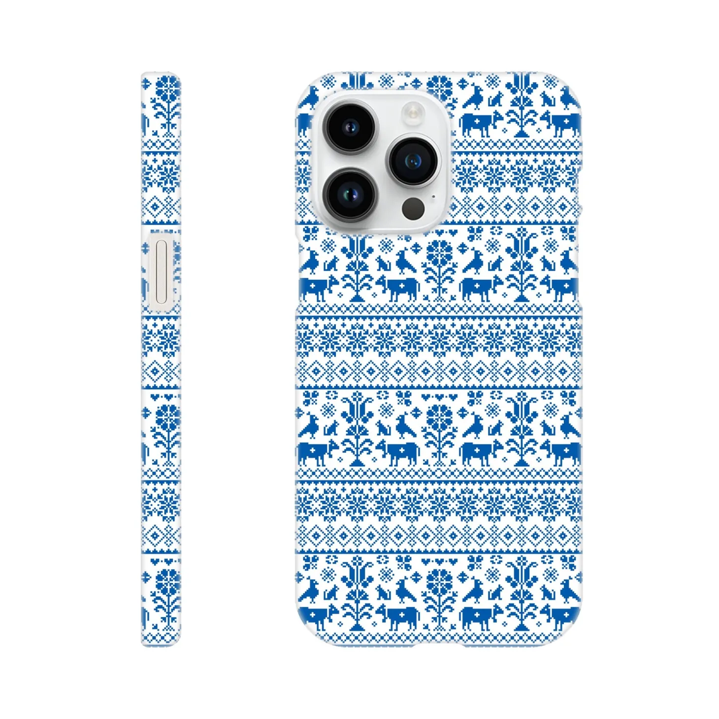 Hülle Schweizer Muster - Slim Case