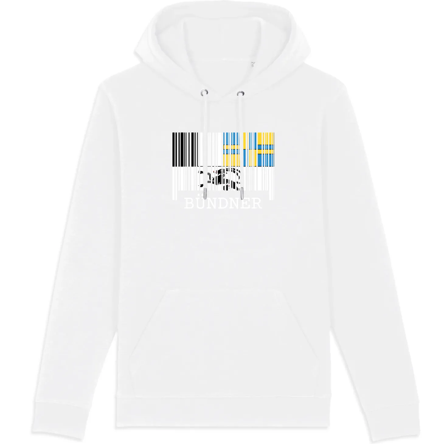 Hoodie BIO | Bündner Barcode