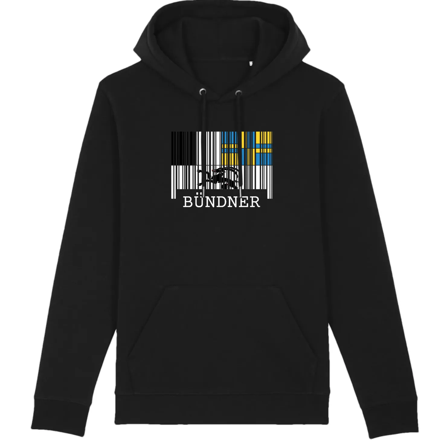 Hoodie BIO | Bündner Barcode