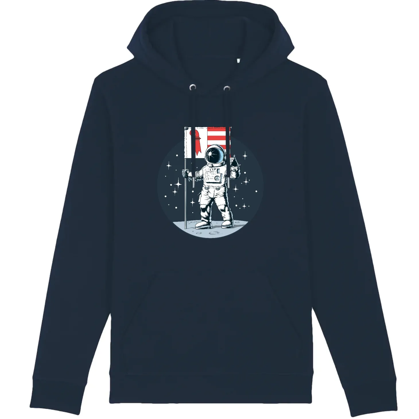 Jura to the Moon Hoodie – Premium Bio-Hoodie