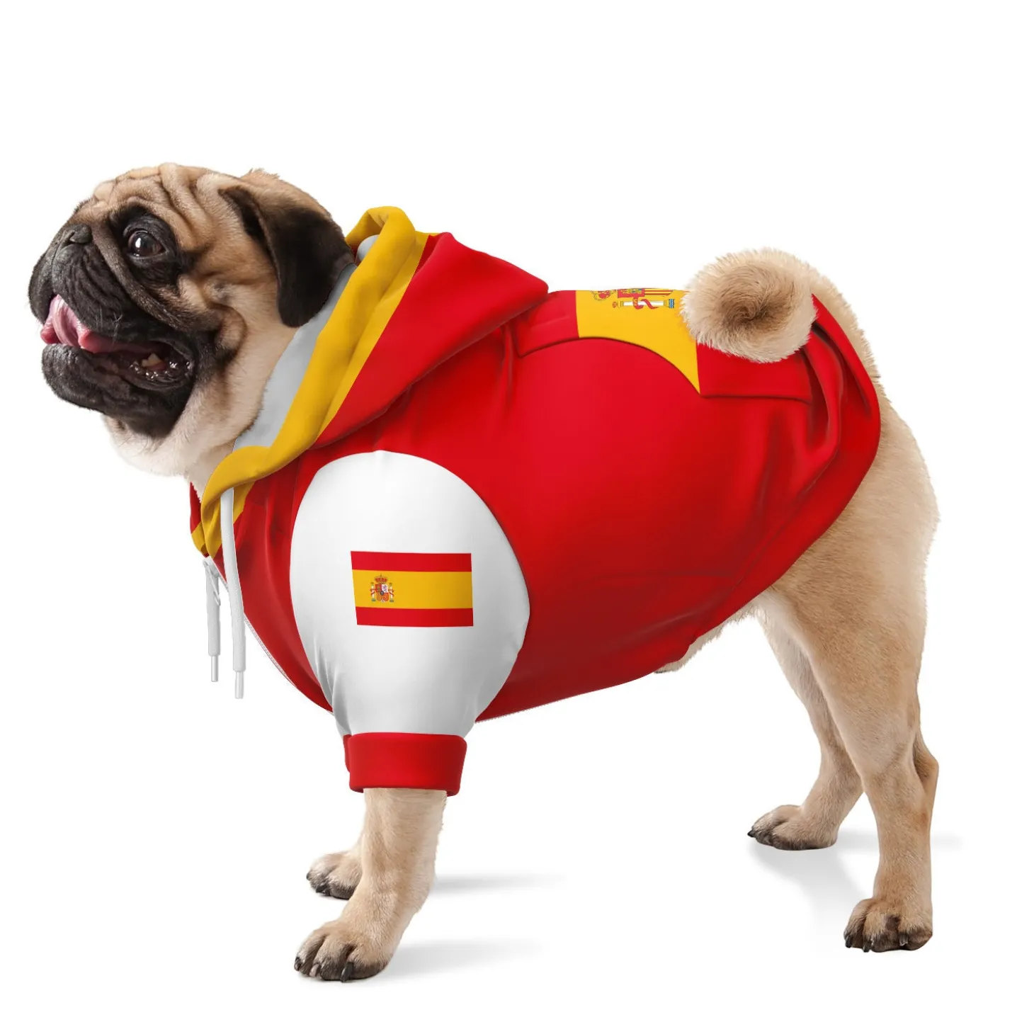 Kapuzenpulli mit Reißverschluss für Hunde | Spanien