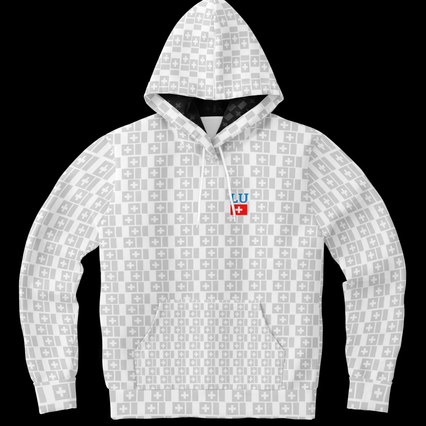 Kapuzenpullover - Luzern Muster