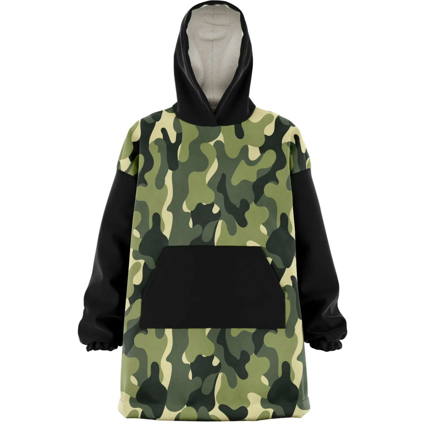 Kuscheliger Kapuzenpullover – Camouflage