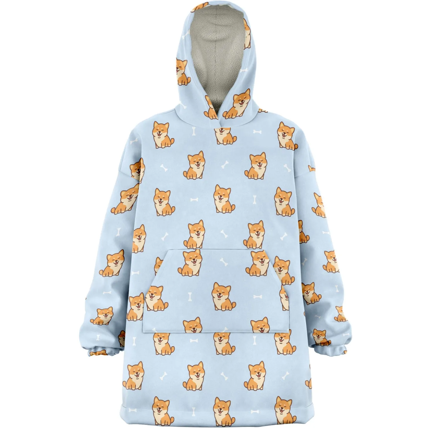 Kuscheliger Kapuzenpullover – Shiba süß