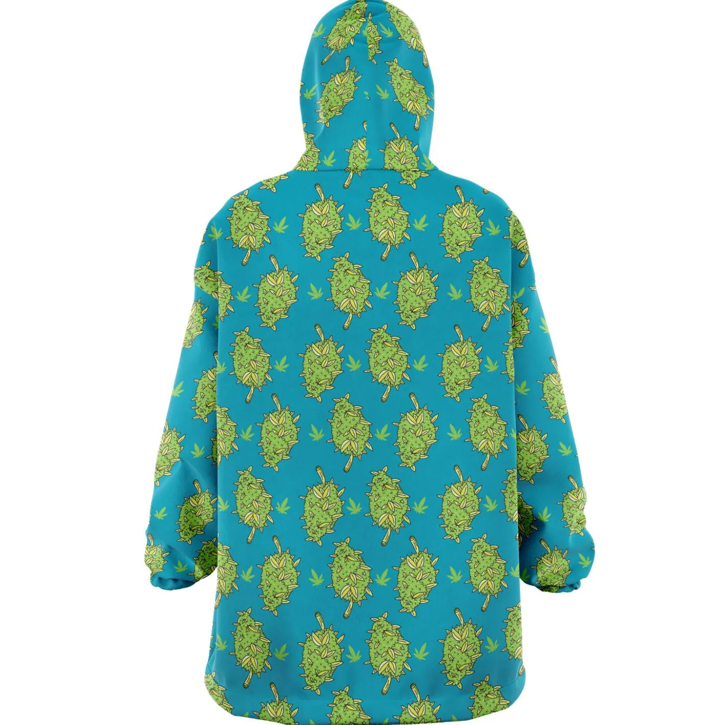 Kuscheliger Kapuzenpullover – Weed
