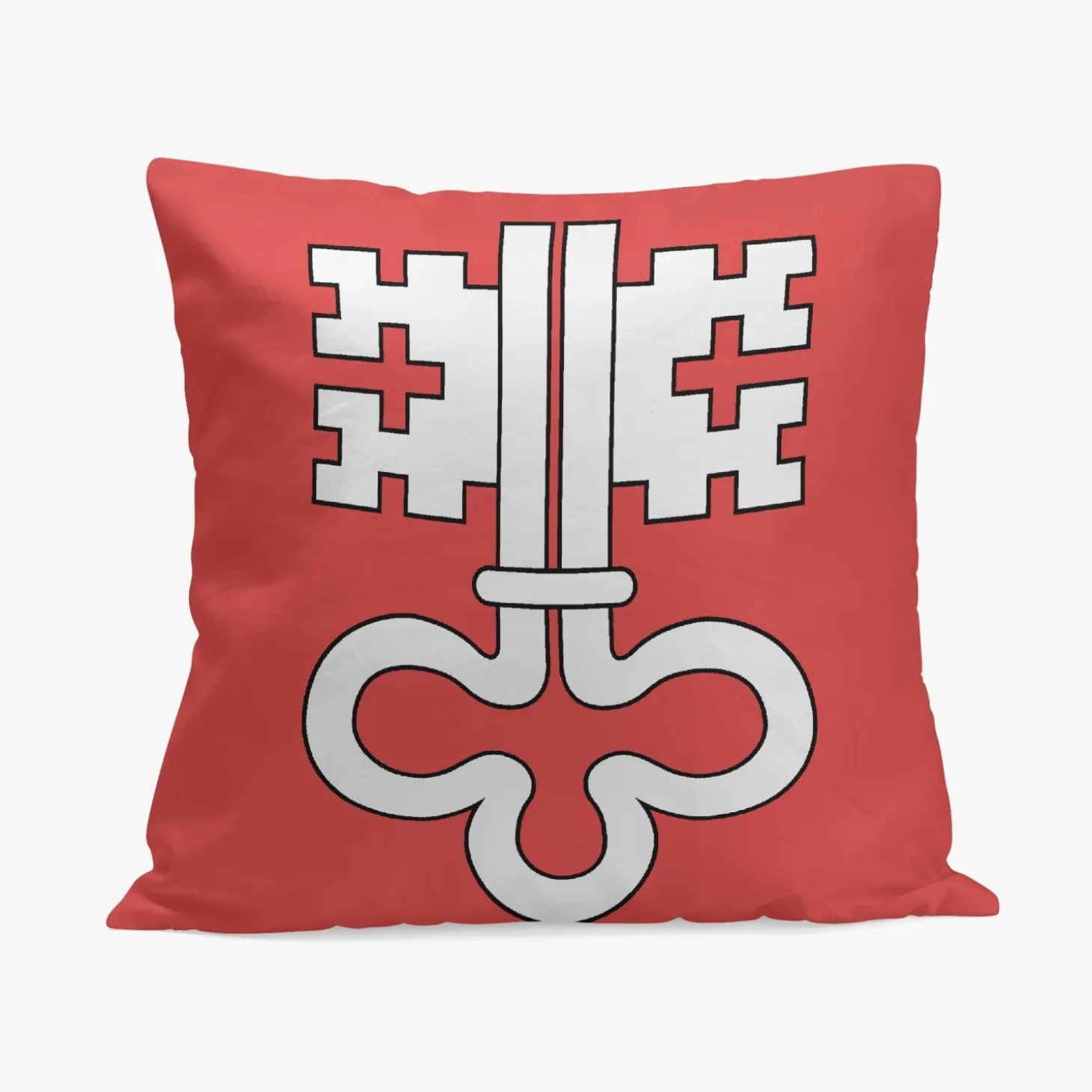 Nidwalden quadratischer Kissenbezug