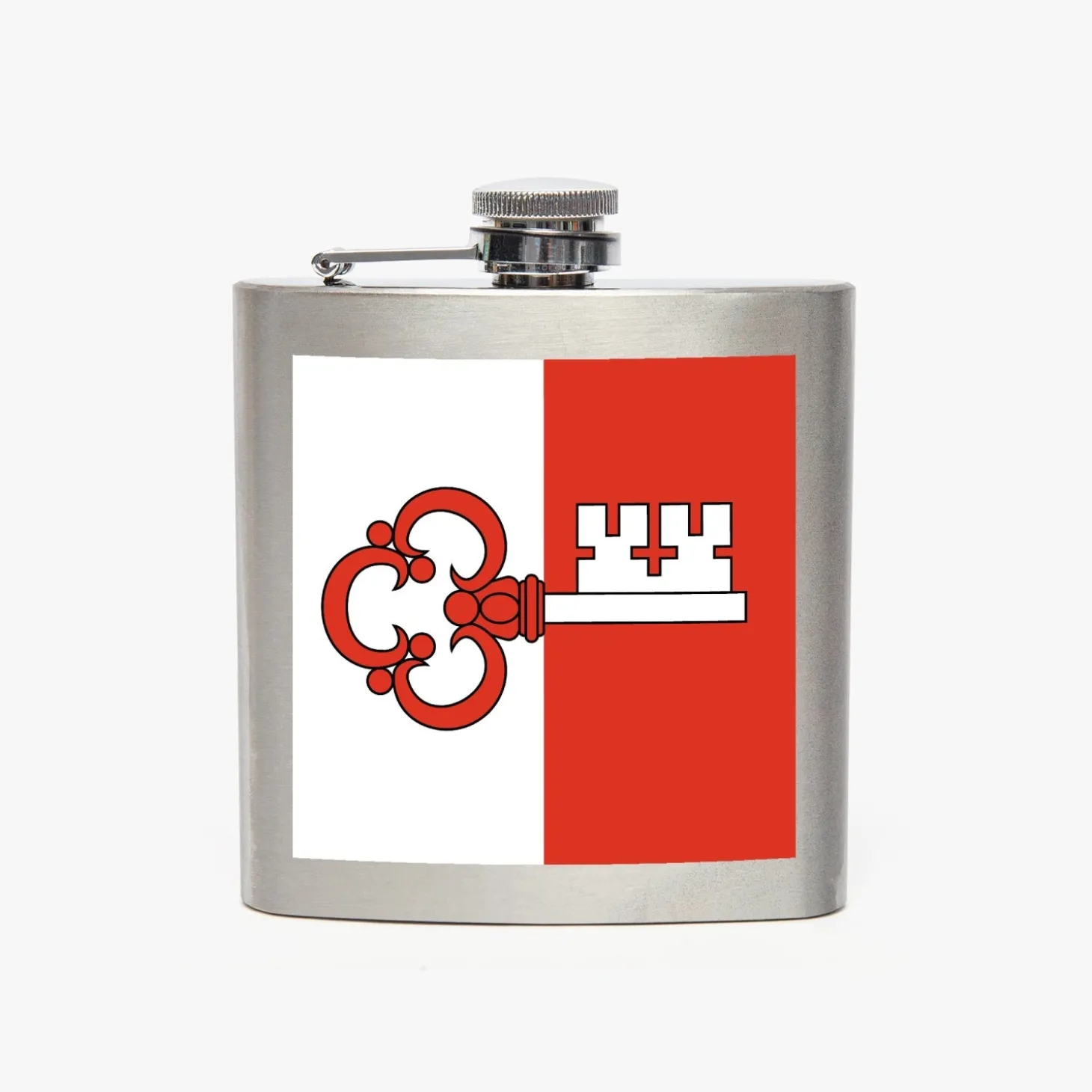 Obwalden Taschenflasche aus Edelstahl