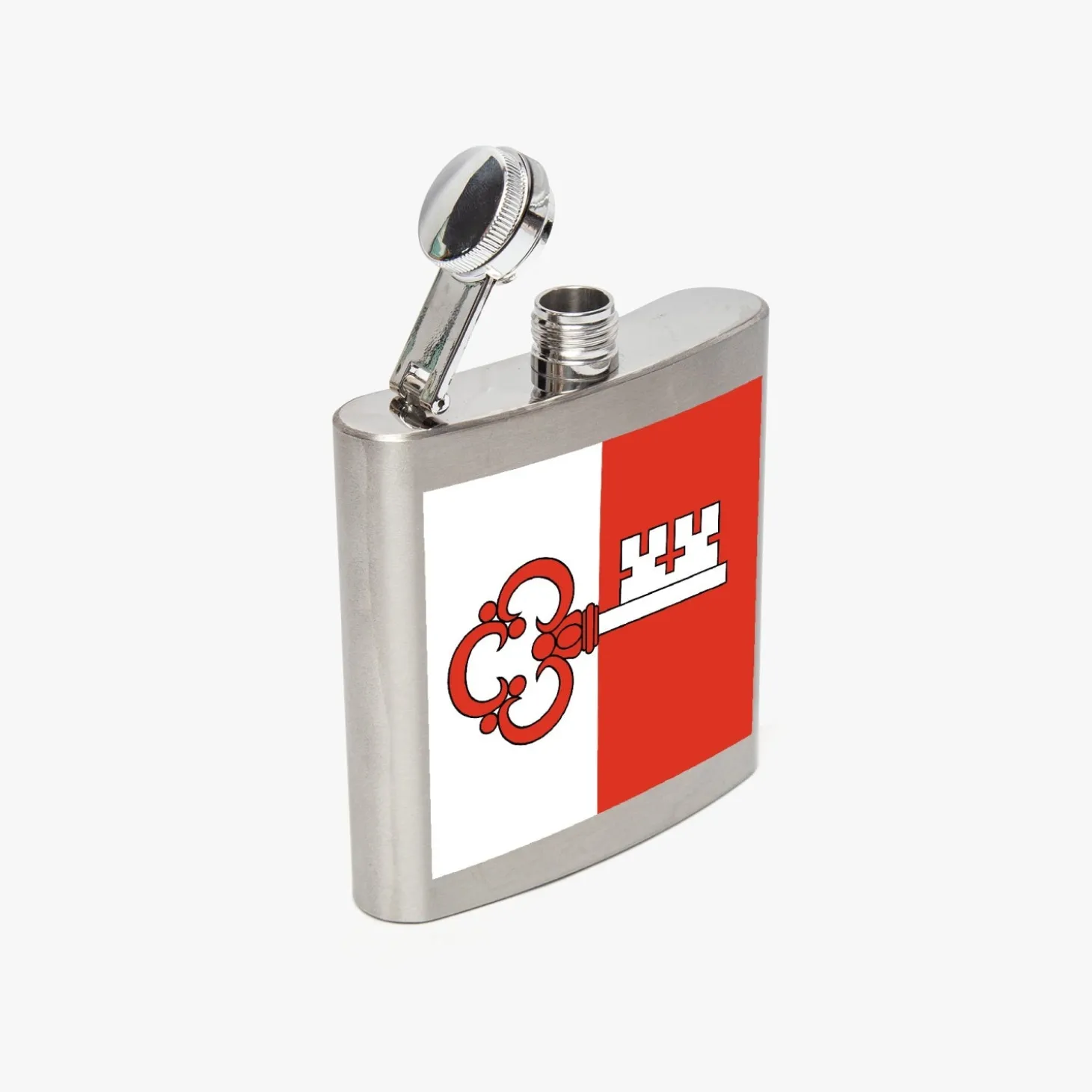 Obwalden Taschenflasche aus Edelstahl