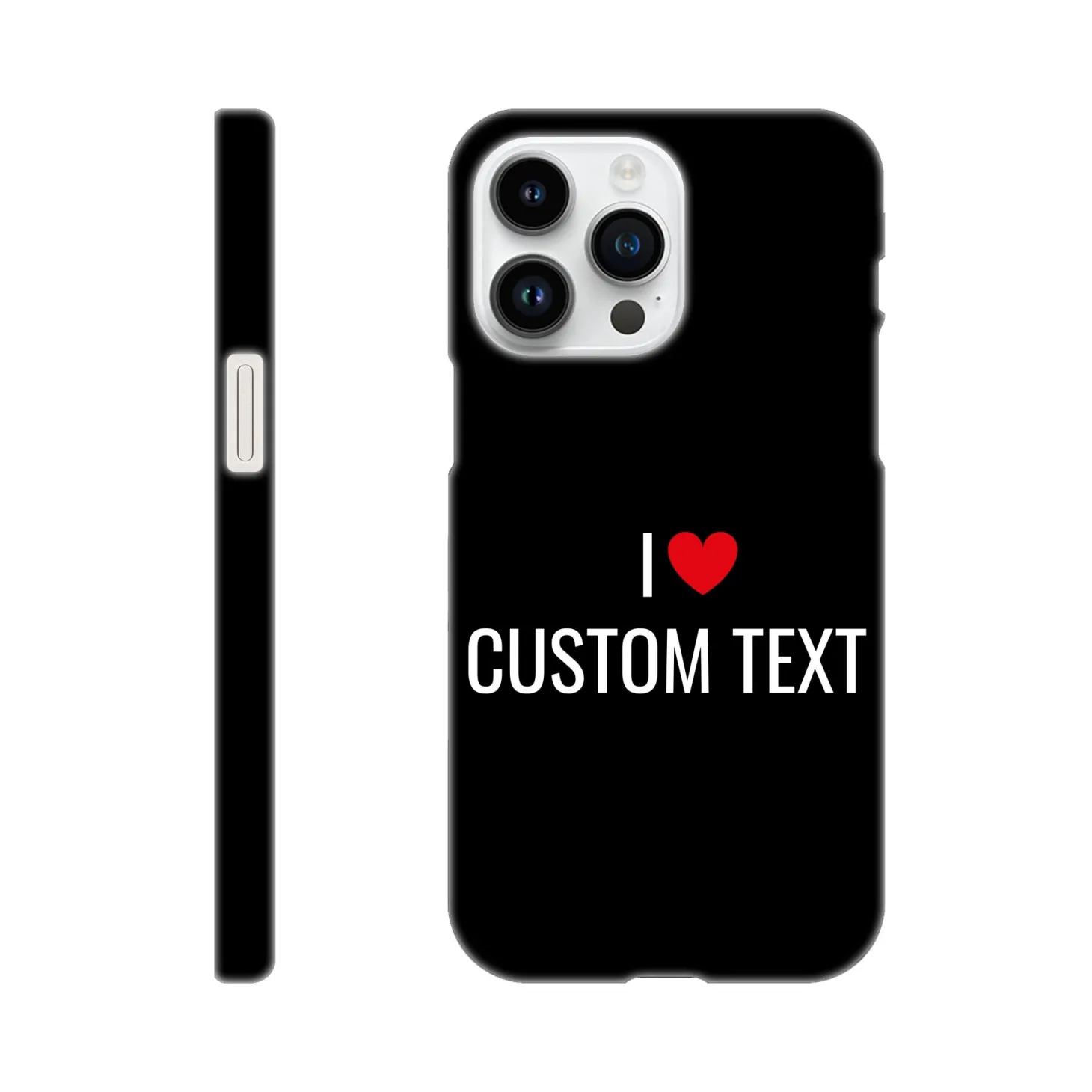 Personalisierbare Hülle I❤️ "Custom Text - Slim Case