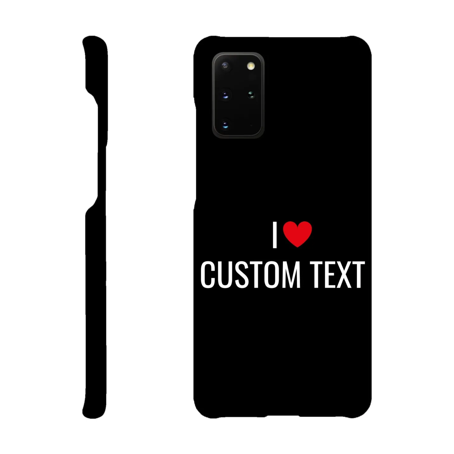 Personalisierbare Hülle I❤️ "Custom Text - Slim Case