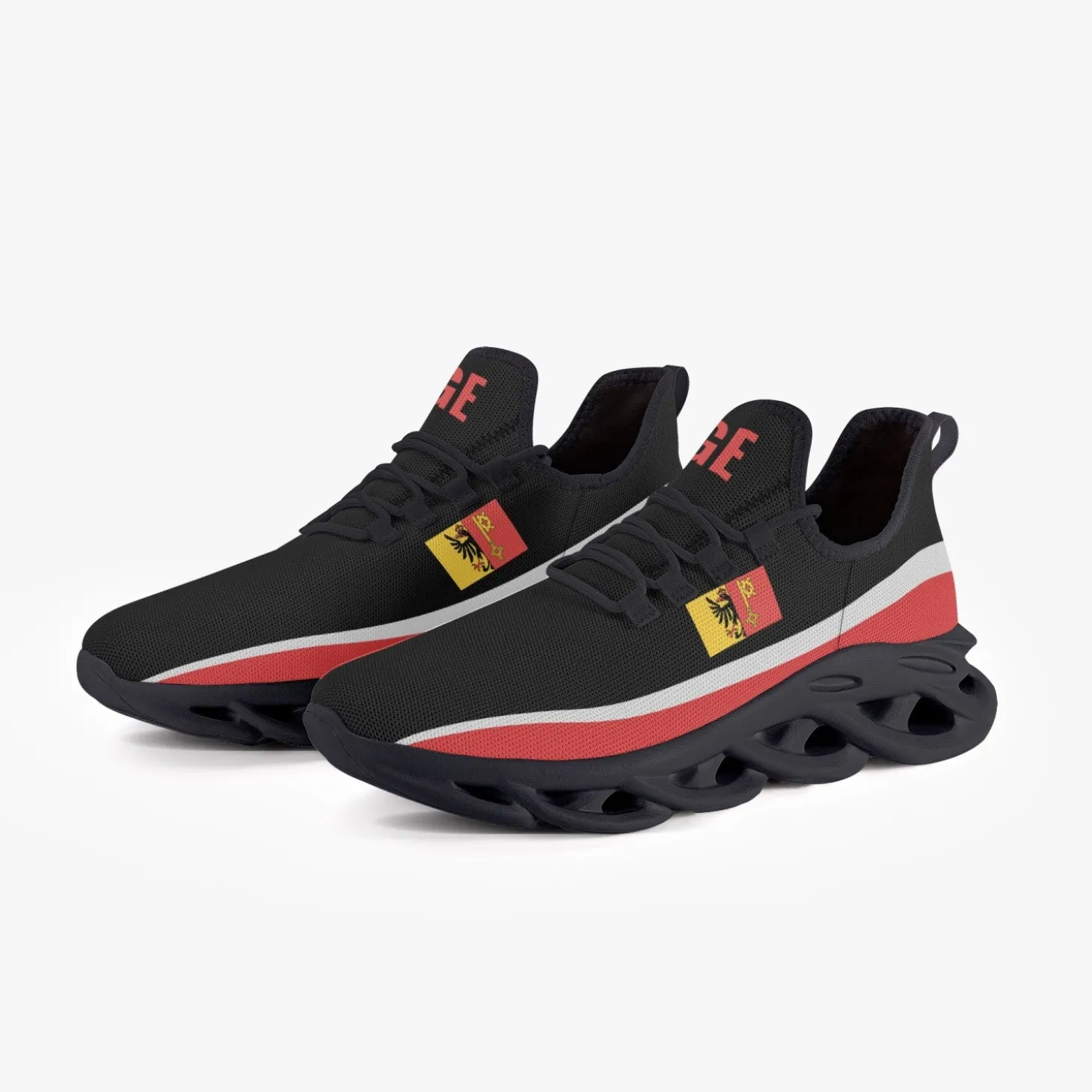 Schwarze Geneva-Sneaker – Herren/Damen