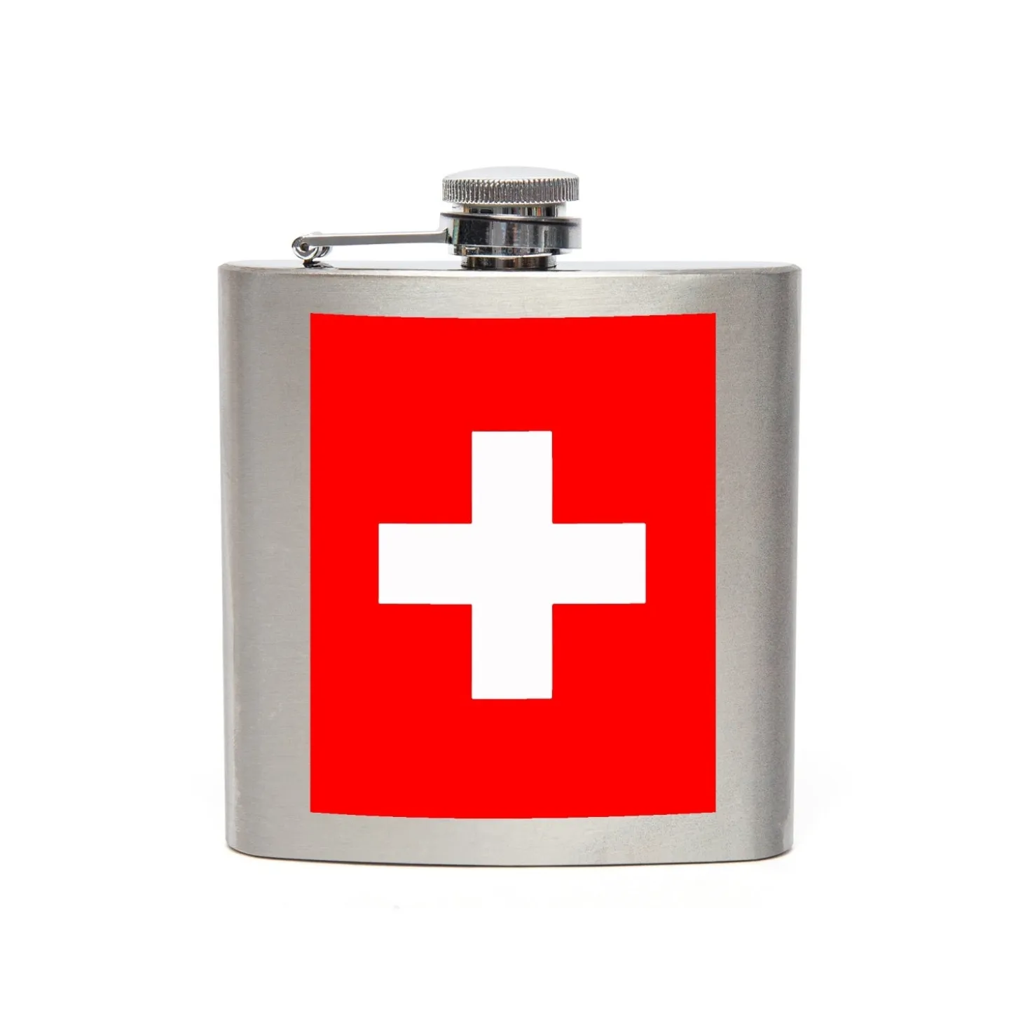 Schweizer Taschenflasche Edelstahl