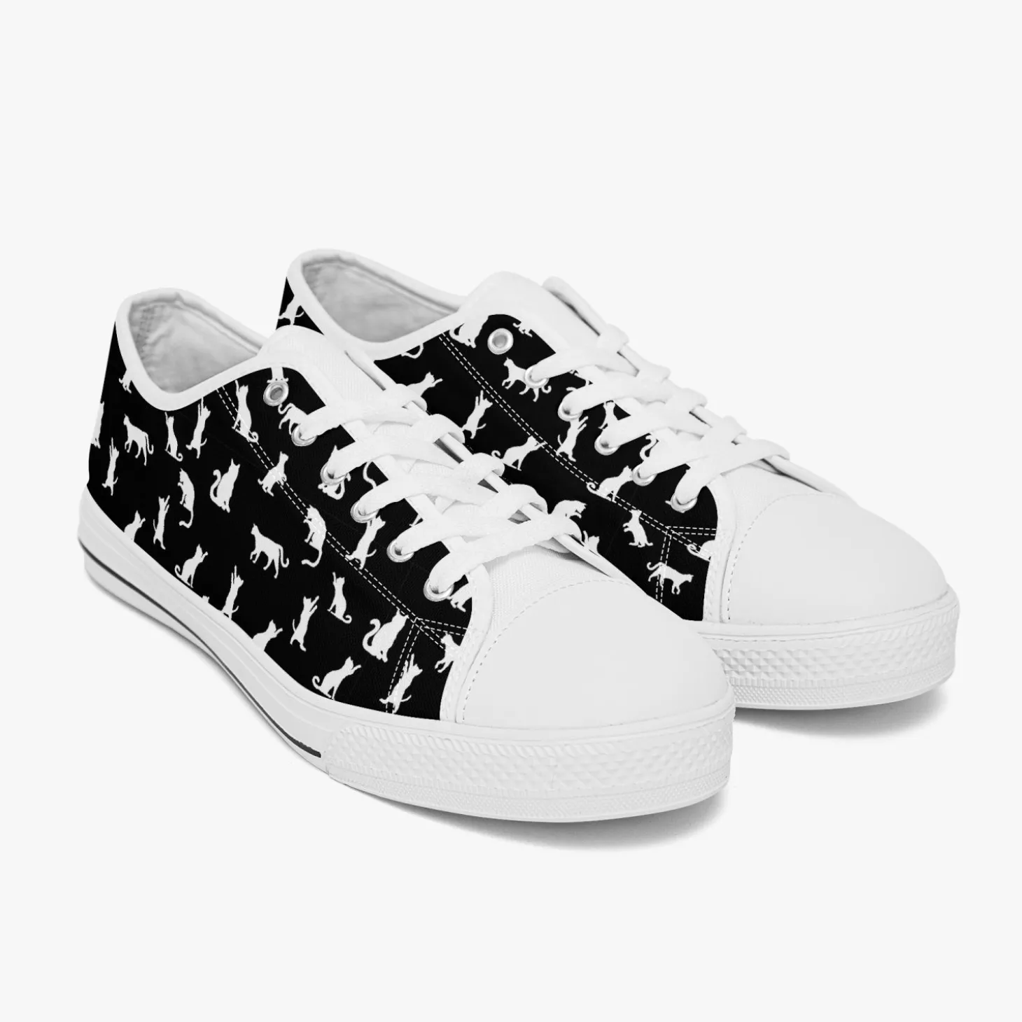 Sneakers - Muster Kleine Katzen