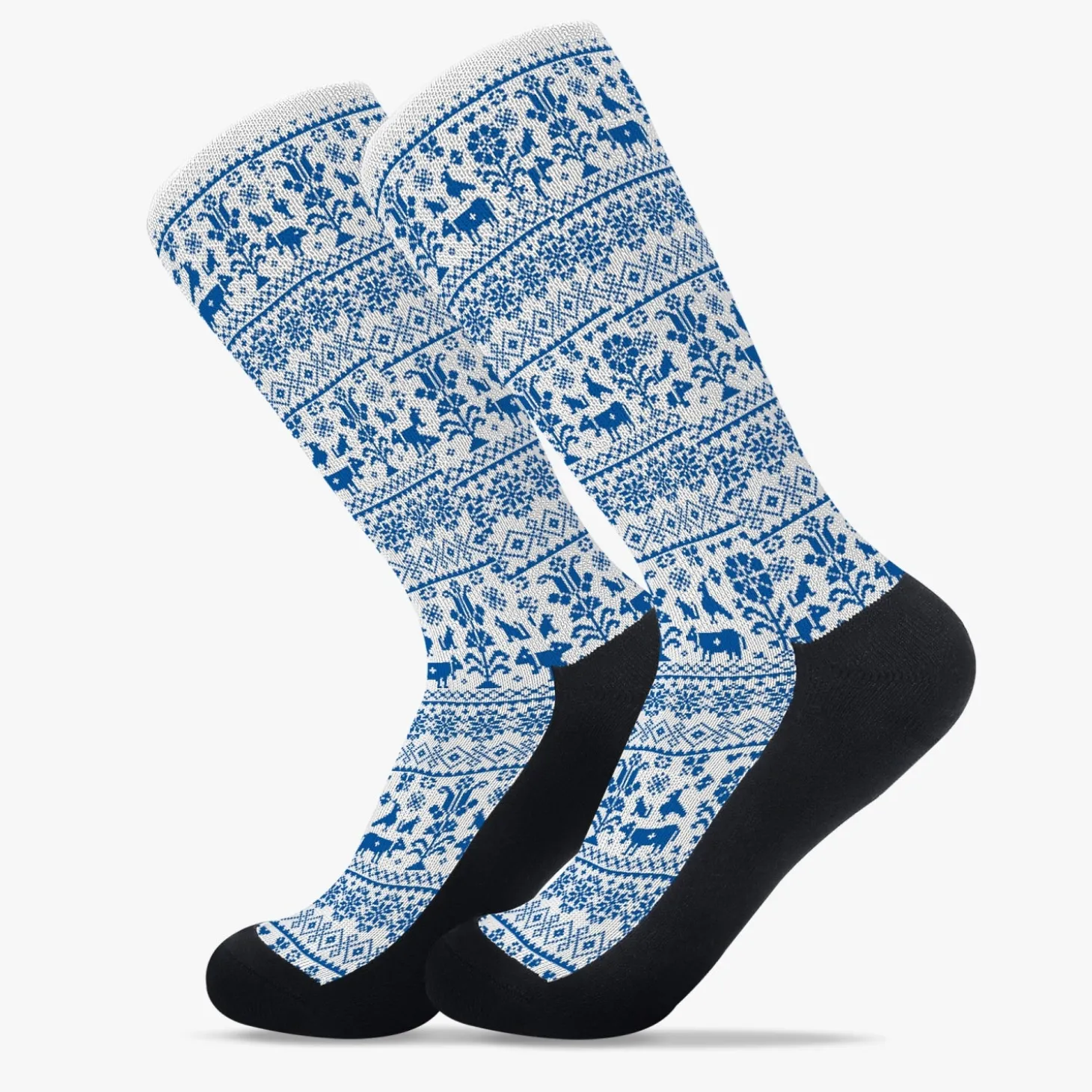 Socken Schweizer Muster