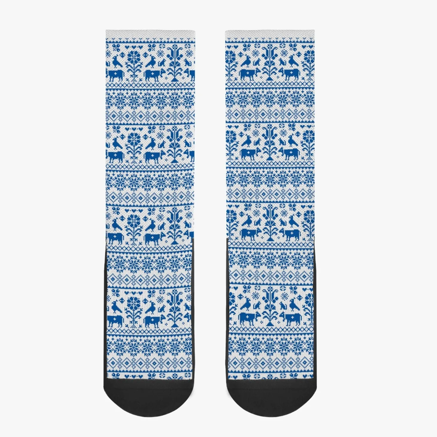 Socken Schweizer Muster