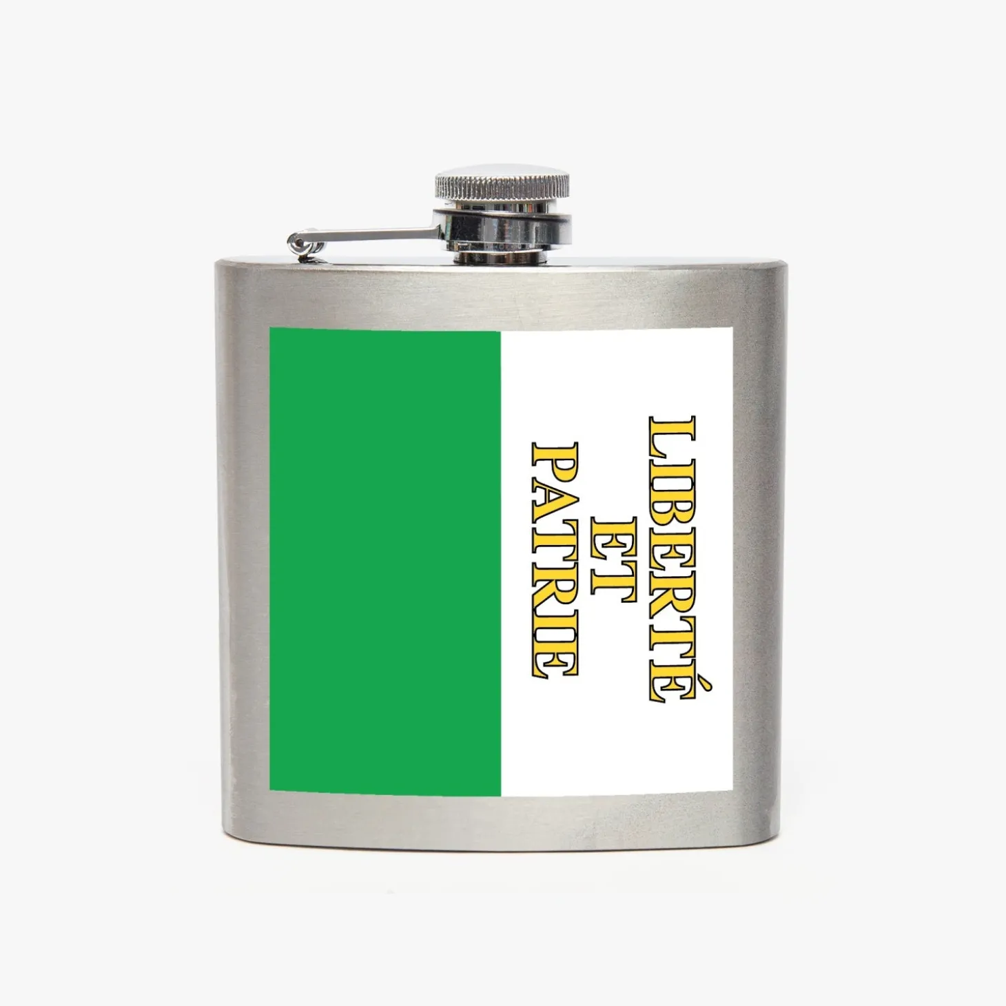 Waadtländer Taschenflasche aus Edelstahl